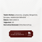 Ethiopia Yirgacheffe Çekirdek Kahve