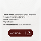 Ethiopia Yirgacheffe Öğütülmüş Kahve